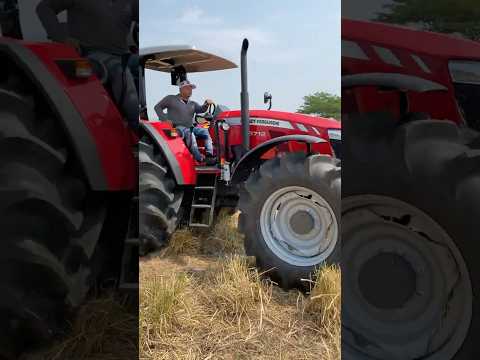MF 6712 con cortamaleza #tractor #masseyferguson #mf6712 #mf6713 #farming #mecanizacionagricola