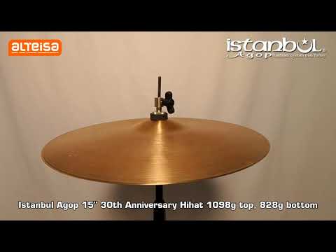 Istanbul Agop 15" 30th anniversary hihat 1029-1123 , 1120-889 image 6