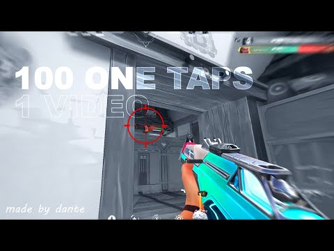 100 One Taps in 1 Video.