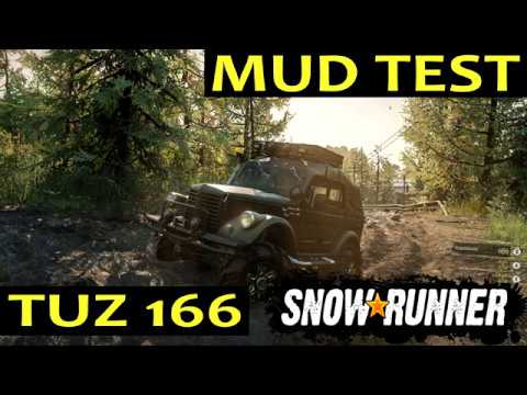 SnowRunner TUZ 166 See modifications and MUD TEST