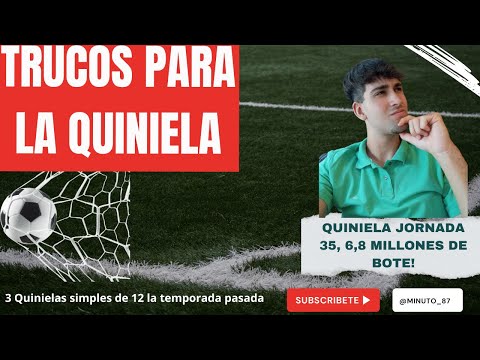 Quiniela de la jornada 35 (previa de la jornada 20 de la Liga EASports y 22 de la Hypermotion)