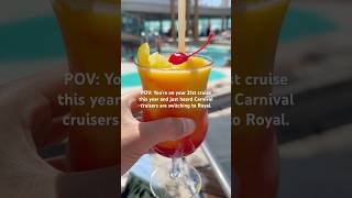 Why Carnival starting a war? #royalcaribbean #carnival #miami #cruise #fyp #foryoupage #funny #meme