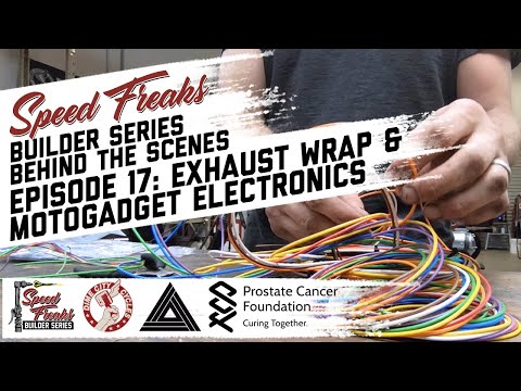 Honda CX500 Motogadget M-Unit Electronics and Exhaust Wrap - 'Speed Freaks' Builder Series Part 17