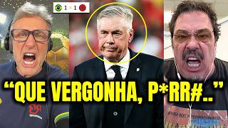 🚨 NETO E CASAGRANDE DETONAM ANCELOTTI APÓS EMPATE COM MARROCOS