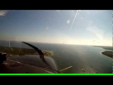 Mackinac Island approach and landing
