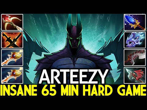 ARTEEZY [Terrorblade] Insane 65 Min Hard Game with Double Rapier Dota 2
