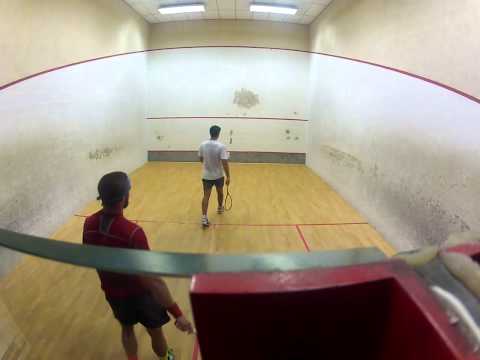 CHARLY SAAD AGAINST NICK TALBOT IN SET SQUASH MARSEILLE