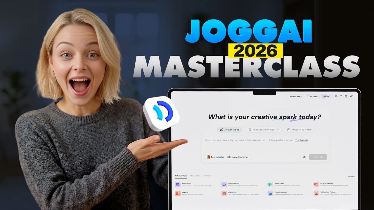 JoggAI tutorial