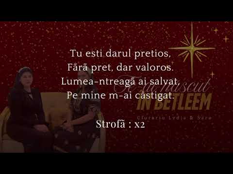 Negativ colindă creștină /t -ai născut în Betleem /ciurariu Lydia & Sara