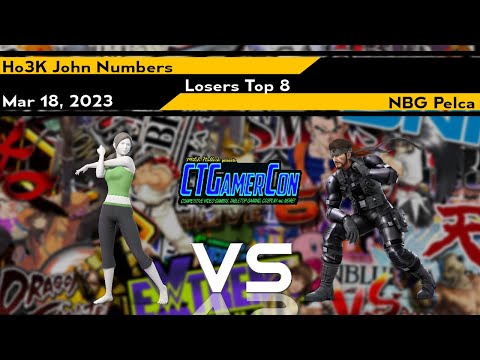 CT Gamercon 6 Top 8 - John Numbers (Wii Fit Trainer) vs Pelca (Snake) - SSBU Ultimate Tournament
