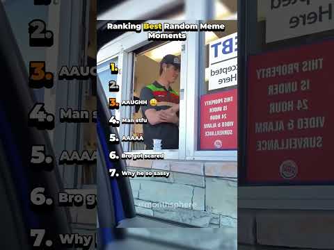 Ranking Best Random Meme Moments #shorts