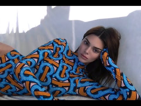 Kendall Jenner for the new Burberry TB Summer Monogram collection