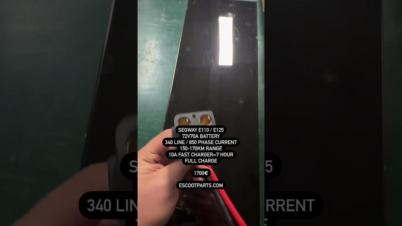 Segway extended range battery showcase