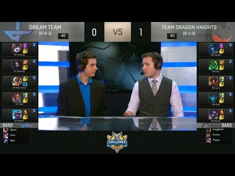 DT vs TDK Highlights Game 2 - Dream Team vs Team Dragon Knights - 2016 NA Challenger Spring