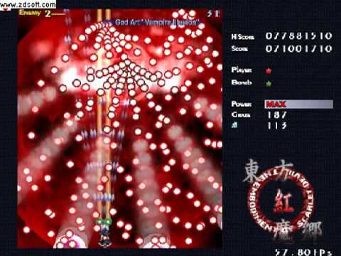 Touhou EOSD Stage 6, Full Clear. Hard. Final Boss