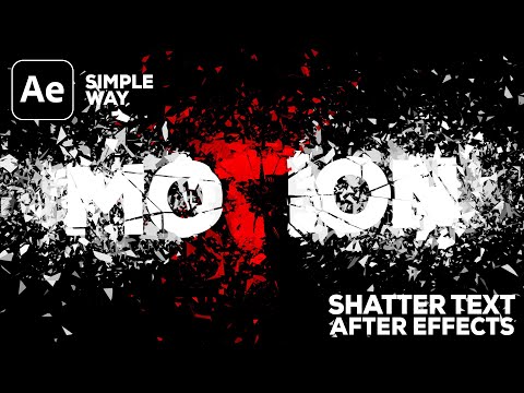 Easy After Effects Tutorial Particles Logo Text Animation Download Free Template