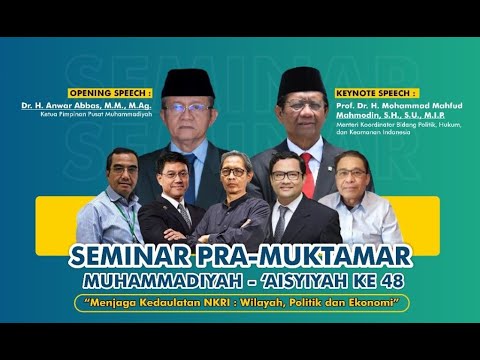 Seminar Pra Muktamar Muhammadiyah di UM Kalimantan Timur Kaji Kedaulatan NKRI