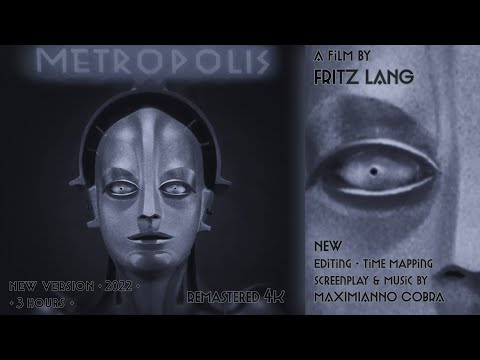 METROPOLIS - Fritz Lang - New Version - 3 Hours - New English Intertitles & Music Soundtrack 4K