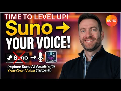 SUNO & CONTROLLA AI - SWAP Songs With Your Real Voice