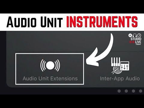 How to use Audio Unit Instruments in GarageBand iOS (iPad/iPhone)