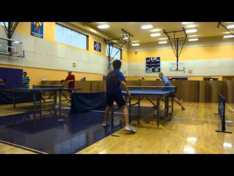Jasper Maniates-Selvin vs Bryant Evans at CCTTC League - Dec 15, 2013