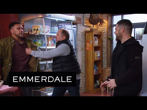 Emmerdale - Aaron And Billy Fight