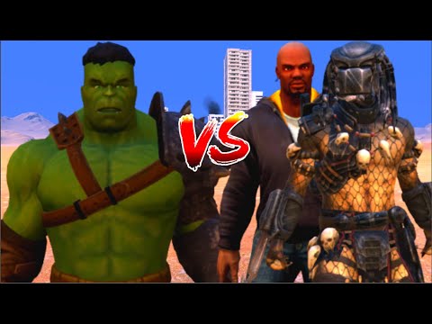 100 Hulk vs 1000 Luke Cage and 1000 Predator (Marvel vs Marvel)