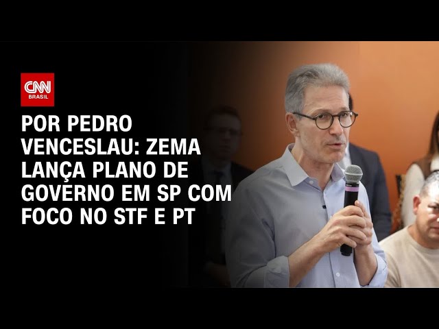 Zema lança plano de governo em SP com foco em críticas ao STF e ao PT | CNN 360°