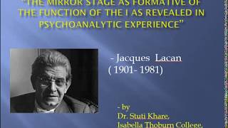 Mirror Stage by Jacques Lacan