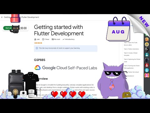 Getting started with Flutter Development| #2025 | #GSP885 |#qwiklabs |Solution