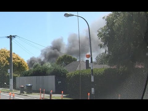 House fire  Marua Road   Ellerslie  Auckland