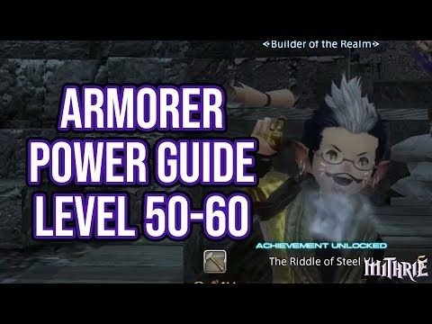 FFXIV 3.15 0836 Armorer 50-60 (Powerlevel Guide)