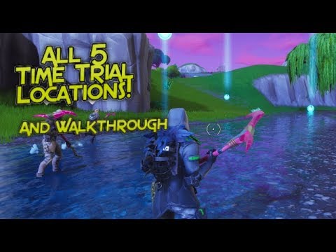 "Complete Time Trials" NEW FORTNITE SEASON 5 WEEK 6 CHALLENGE GUIDE (All Locations!)