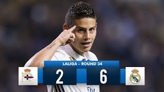 Deportivo La Coruña 2-6 Real Madrid HD 1080i Full Match Highlights (26/04/17)