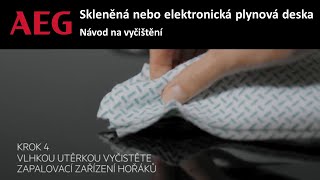 Jak vyčistit skleněnou plynovou desku