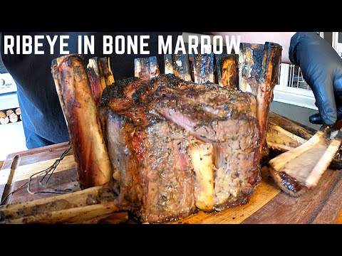 Ribeye Roast with Bone Marrow on the grill | Xman & Co