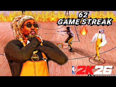 I PULLED UP ON A 62 GAME STREAK ON NBA2K26- CRAZY ENDING! 