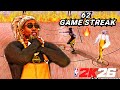I PULLED UP ON A 62 GAME STREAK ON NBA2K26 CRAZY ENDING