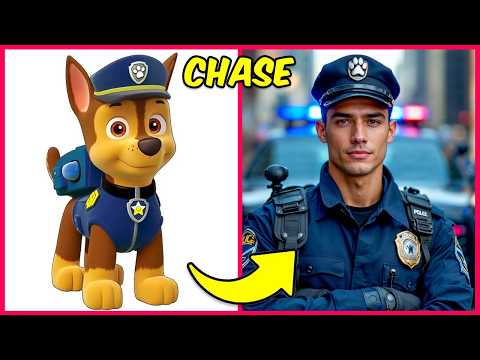 La PAT'PATROUILLE en HUMAIN 🧍🐶 + Devine la VOIX...! 😍🎶Chase👮Marcus🚒Skye🚁Marshall💛