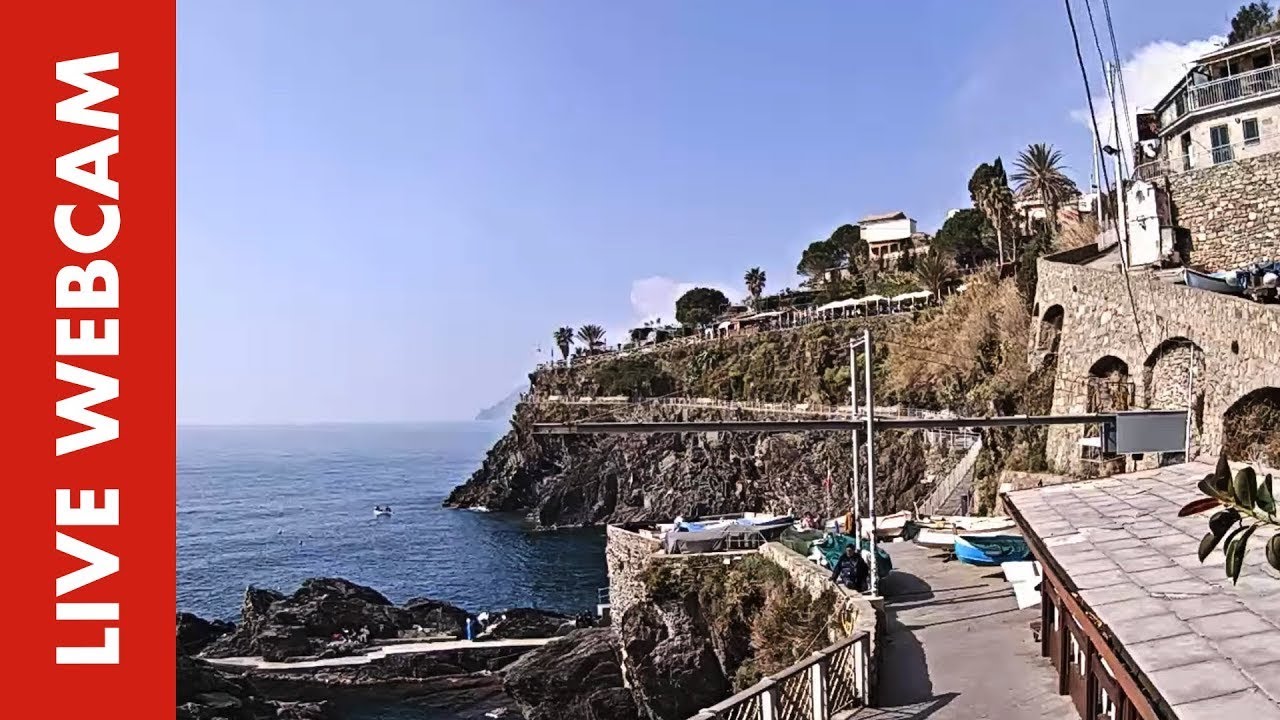 Live webcam view of Manarola Marina, Cinque Terre