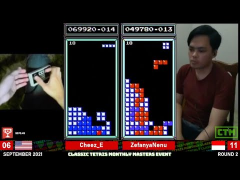 Masters Red Bracket: Cheez, Nenu, Moja, Answer2Question – Classic Tetris Monthly September 2021 [2/5