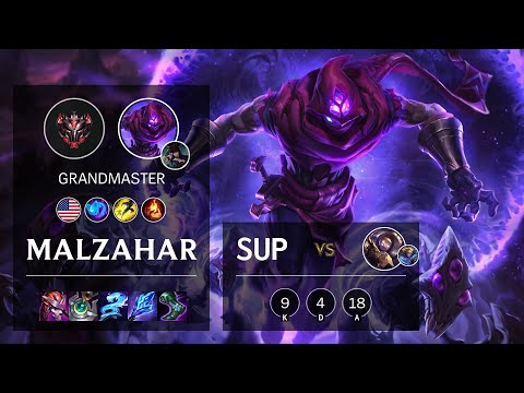 Malzahar Support vs Blitzcrank - NA Grandmaster Patch 10.25b