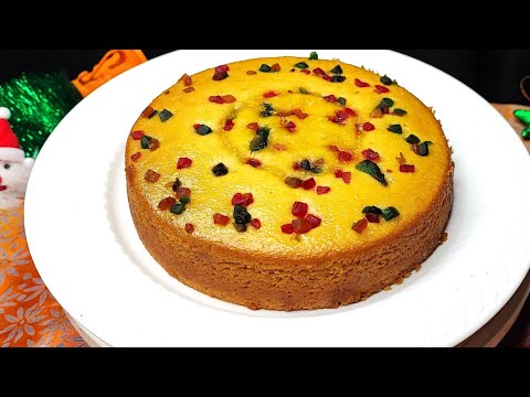 Christmas special  cake recipe/ Orange cake recipe/ orange sponge cake recipe