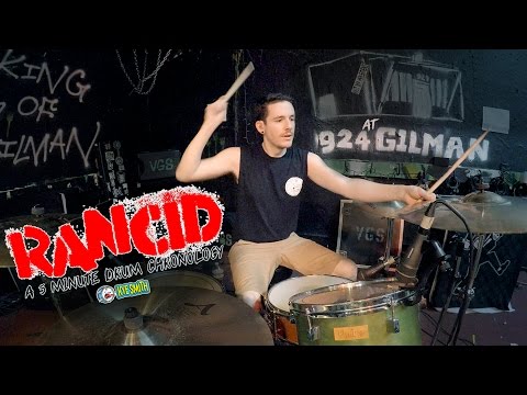 Rancid: A 5 Minute Drum Chronology - Kye Smith [4K]