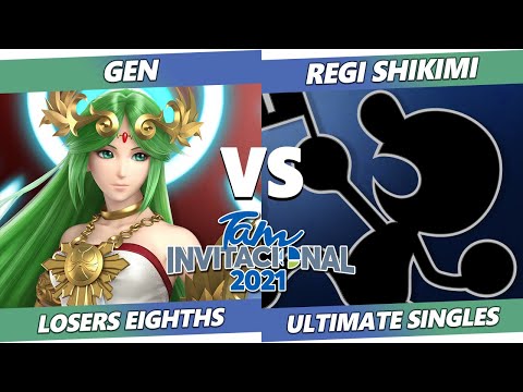 Tam Invitational 2021 Top 8 - Regi (Game & Watch) Vs. Gen (Palutena) SSBU Ultimate Tournament
