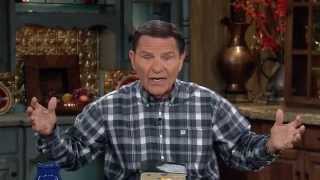 Kenneth Copeland greets Rodney Howard-Browne