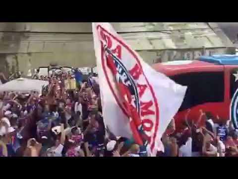 Chegada do Bahia na Fonte Nova Salvador