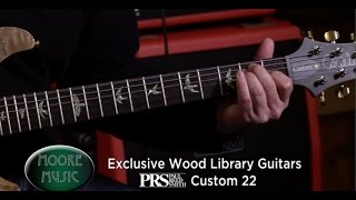 Video thumbnail for Demo of PRS Wood Library Custom 22 by MooreMusicGuitars