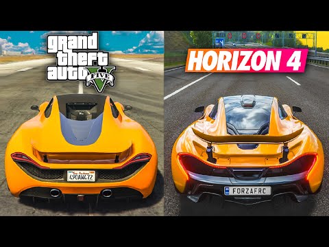 Forza Horizon 4 vs Grand Theft Auto 5 | Car Performance Comparison!