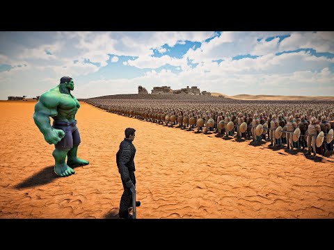 ARNOLD & HULK VS 1,000,000 SPARTANS - Ultimate Epic Battle Simulator 2
